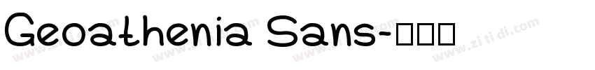 Geoathenia Sans字体转换